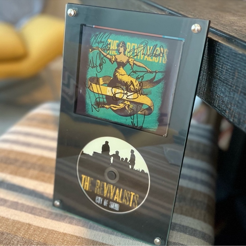 The Revivalists Framed autographed album City of Sound collectible memorabilia - Picture 2 of 9